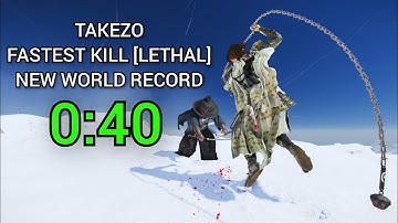 Ghost of Yotei - Takezo (Atop the Mountain) | New World Record Fastest Kill 0:40s (Lethal) 
