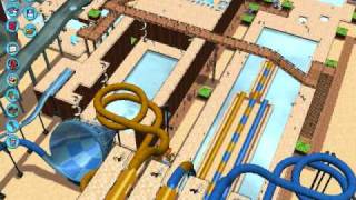 RCT3 Raging Waves Water Park - Not A Recreation.