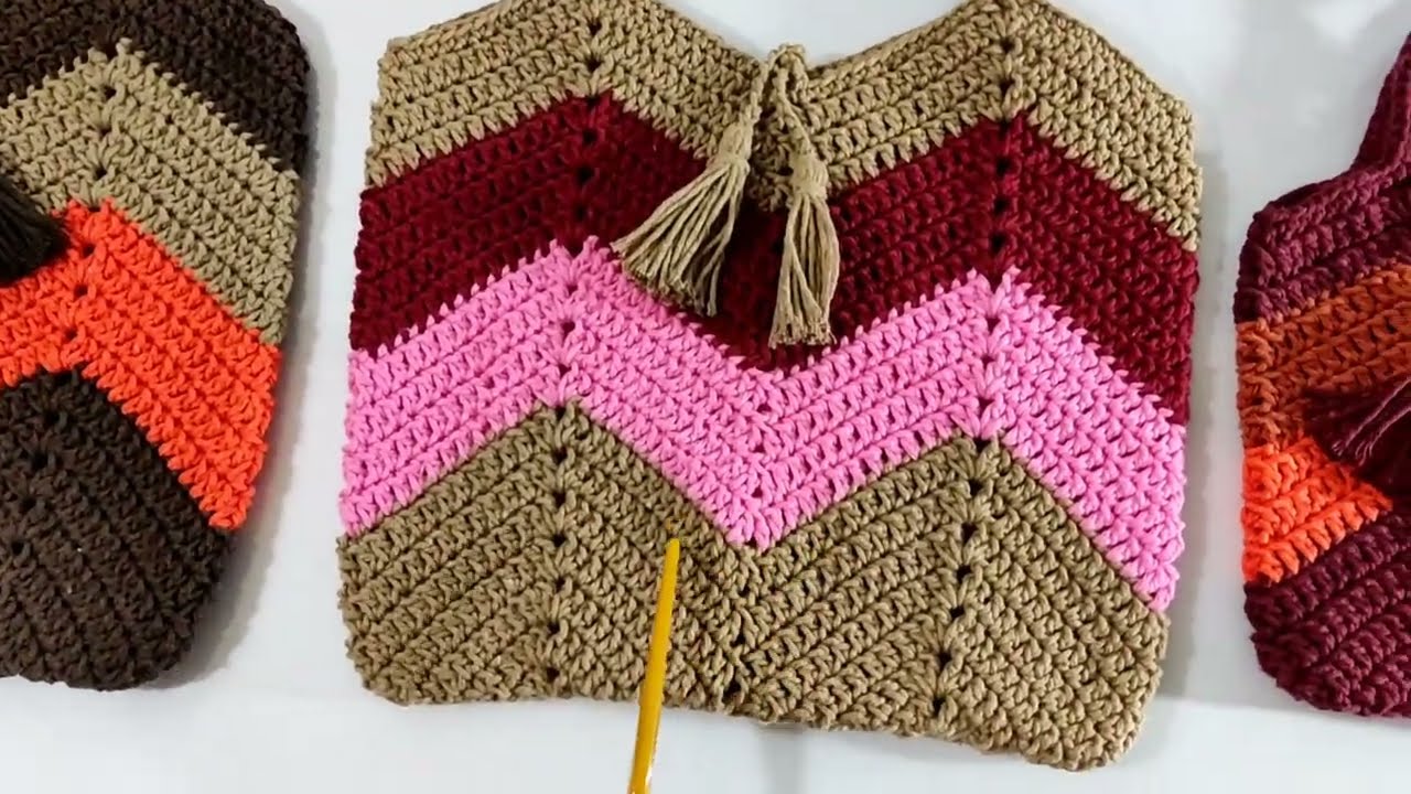 Passo a passo de bolsa retangular de crochê, assim você ainda não viu ( parte 1 )