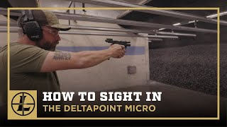 Video: Visor Punto Rojo Leupold Deltapoint Micro 3 MOA Dot - Glock