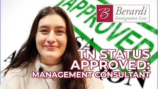 Client Approval: TN Status for Management Consultant