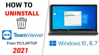 How to Uninstall TeamViewer From Windows 10/8/7