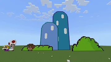 Minecraft Animation,  Super Mario Toad vs Goomba