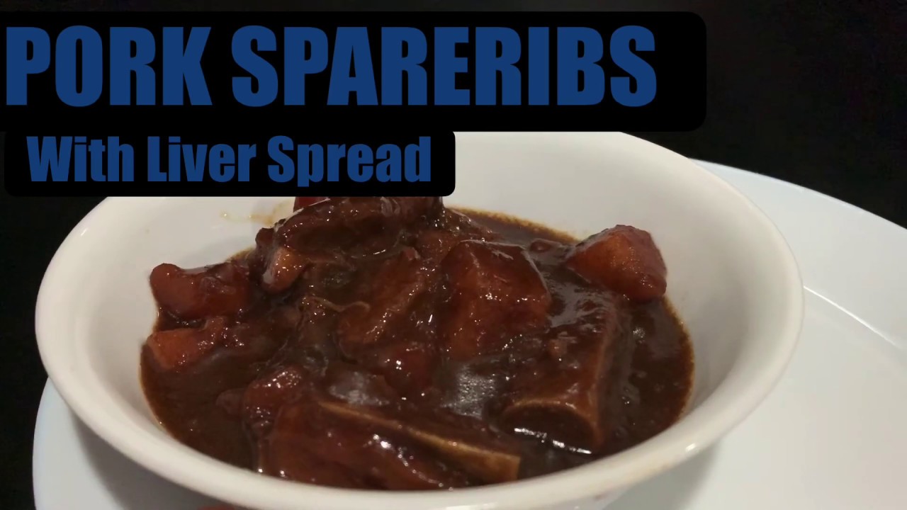 PORK SPARERIBS with Liver Spread YouTube