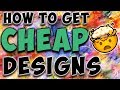 HOW TO GET CHEAP DESIGNS | PRINT ON DEMAND BUSINESS