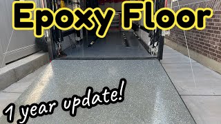 Enclosed Trailer Epoxy Floor | 1 Year Update!  Would I Do It Again?