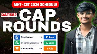 Low Percentle in MHT-CET | Next Process After CET Result | Cap Round Dates and Schedule 🔥