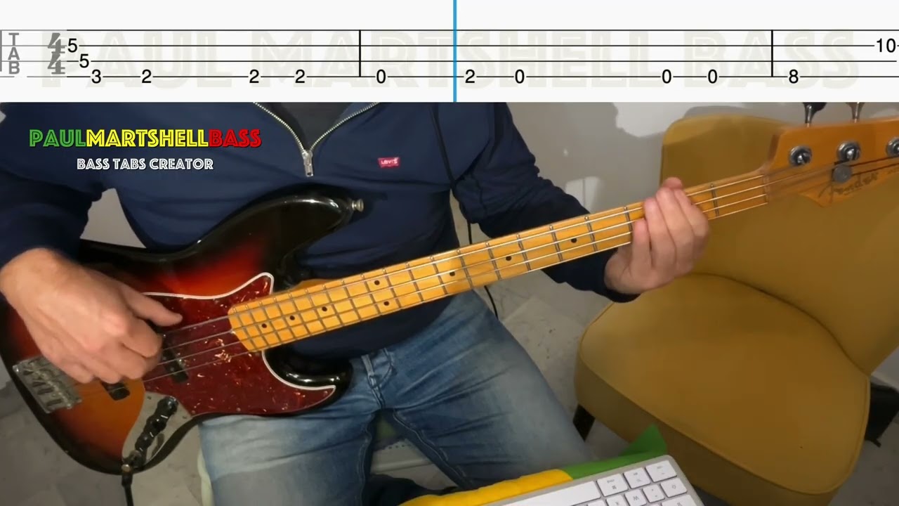 Bob Marley - Turn Your Lights Down Low - Bass Cover And Tabs