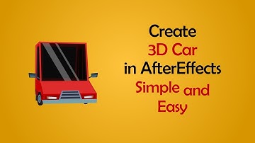 3D Car in #aftereffects without shape layer | #aftereffects | #motiongraphics | #tutorial | #ae