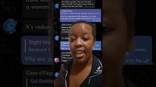 r/antiwork telegram chat trans woman mod bans trans man for identifying with "female"/ misogyny