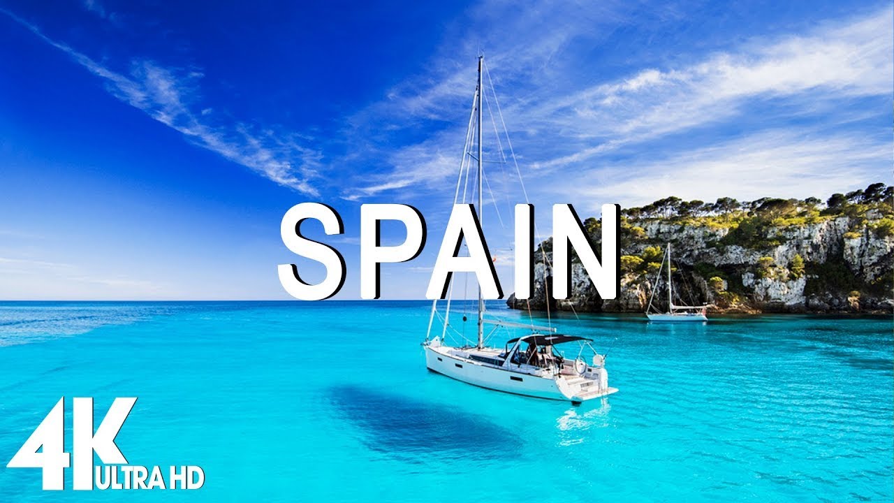 FLYING OVER SPAIN (4K UHD) - Relaxing Music Along With Beautiful Nature Videos - 4K Video ULTRA HD