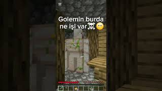Golemin burda ne işi var ☠️ 😶 Minecraft Java Edition