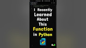 This Function Is Super Useful In Python #python #coding #programming
