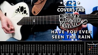 Have you ever seen the rain GUITARRA COVER COMPLETO + TABLATURA TAB | Marcos García