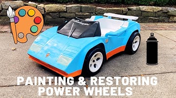 How to Paint a Power Wheels Car