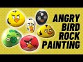 How to Draw Angry Birds on Rocks | Acrylic Paint Pens | How to Draw on Stones | Drawlish