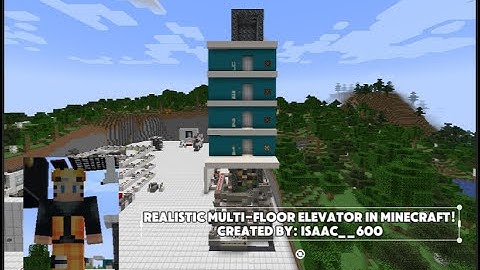 Realistic Multi-Floor Elevator in Minecraft!