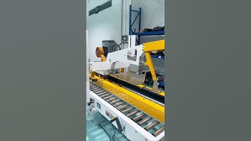 Small Household Appliance Horizontal Automatic Carton Sealing Machine #machine #factory #automobile