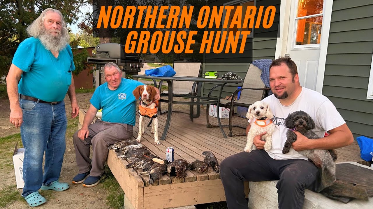 PARTRIDGE (GROUSE) HUNTING IN NORTHERN ONTARIO - A WEEK AT POPLAR POINT