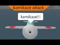 kamikaze attack ( WW2 ) #japan #kamikaze #kakoxpbatdragongg #meme #roblox