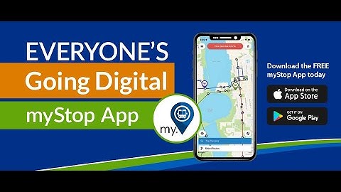 How to download and use the myStop app