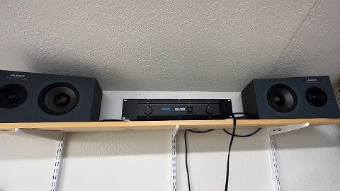 Alesis RA-100 Stereo Amp Demo