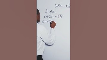 Addition Of Surds 4 #maths #surds #squareroots