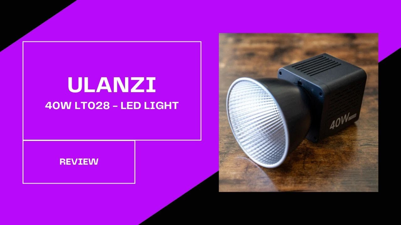 Ulanzi LT028 40W Portable LED Video Light EU Plug / Only Light / 1 PC