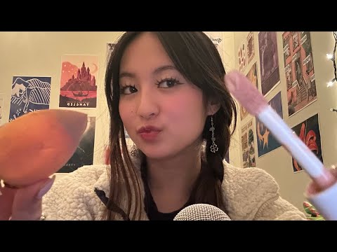 ASMR aggressive makeup application roleplay  
