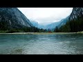 Rain by a Mountain Lake Ambience