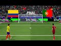 Ronaldo vs Diaz | Colombia vs Portugal Penalty Shootout | Highlights