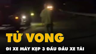 Đi xe máy kẹp 3 đấu đầu xe tải, hai thanh niên chết tại chỗ｜Báo Tuổi Trẻ