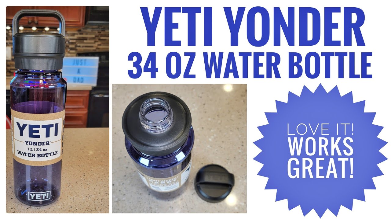 NEW! Yeti Yonder 34 oz Water Bottle Navy Color Review I LOVE IT