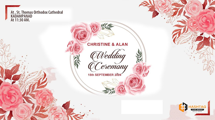WEDDING CEREMONY