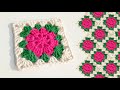 Beautiful ✨Crochet Granny Square Step by Step | Easy Pattern #crochet #handmade