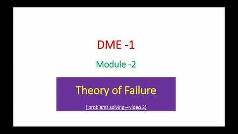 DME 1- Module 2,  Problems solving  (17/09/2020)