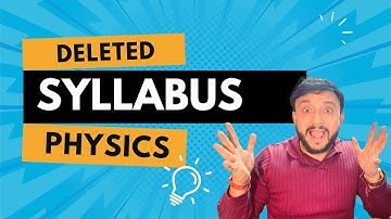 Physics Cbse Class 12 Deleted Topics | Physics HQ