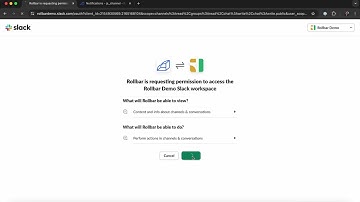 How to setup slack with Rollbar for instant notifications on errors