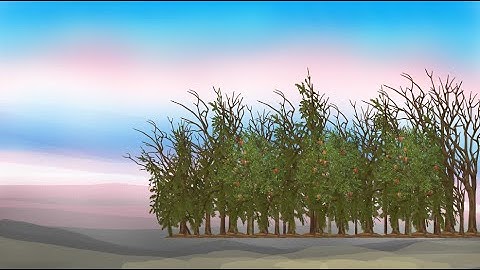 Drawing a riverside scenery in Microsoft Paint-3D