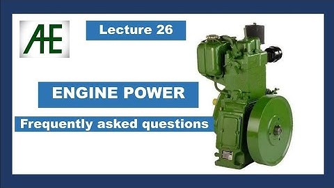 Lecture 26: Engine power #icar_exam_date_2023 #mcaer_pg_cet_application_form_2023 MCAER PG CET 2023