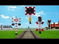 【踏切アニメ】楽しいふみきり ,Railroad Falling From Sky , 踏切アニメ