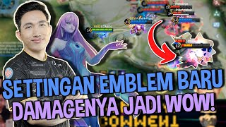 SETTINGAN EMBLEM BARU YANG BIKIN DAMAGE NOVARIA MAKIN SAKIT!!! - Mobile Legends