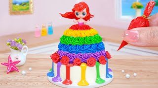 Sofia Princess Cake Making💘Colorful Miniature Disney Princess Cake Recipe Decorating🌈 Mini Cakes