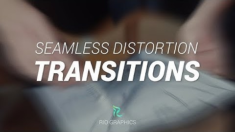 Seamless Distortion Transitions Premiere Pro Presets