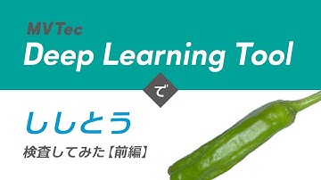 MVTec Deep Learning Toolでししとう検査してみた前編【食品・野菜】アノマリー検出を用いて無料でAI外観検査・検品｜HALCONと連携【オービット】