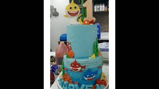 BABY SHARK CAKE | BIRTHDAY CAKE | JAQKS VIBES