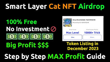 Smartlayer Airdrop Update. Smart Cat NFT Airdrop Step by Step Guide