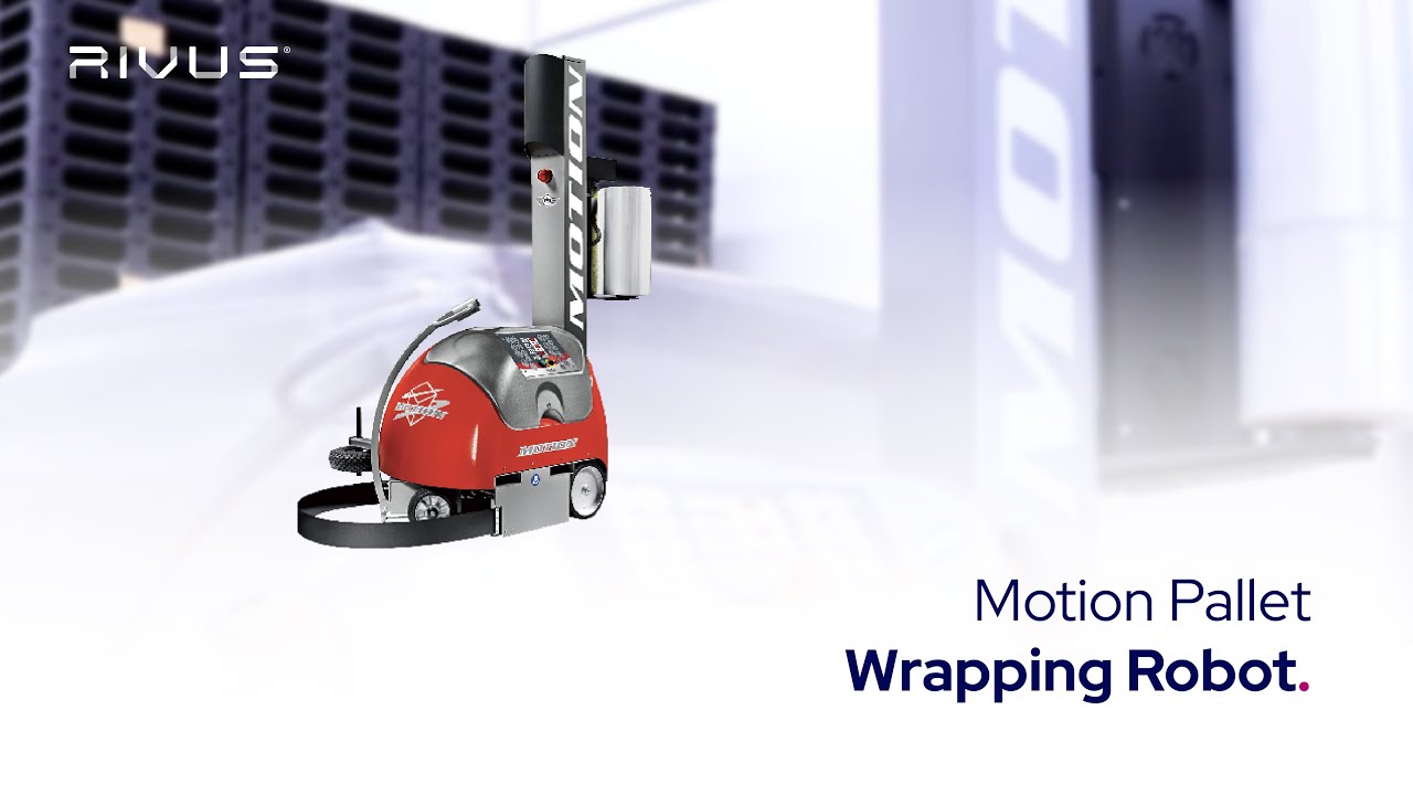 Motion Pallet Wrapping Robot - YouTube