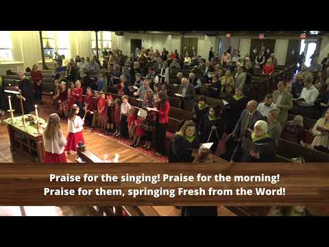 Processional Hymn “Morning Has Broken” No 145