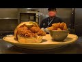 Chef Demo - Fried Chicken Sandwich &amp; Fries/ Shrimp &amp; Red Rice